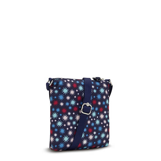 Kipling Alvar Extra Small Printed Mini Táska Kék | HU 1313AH